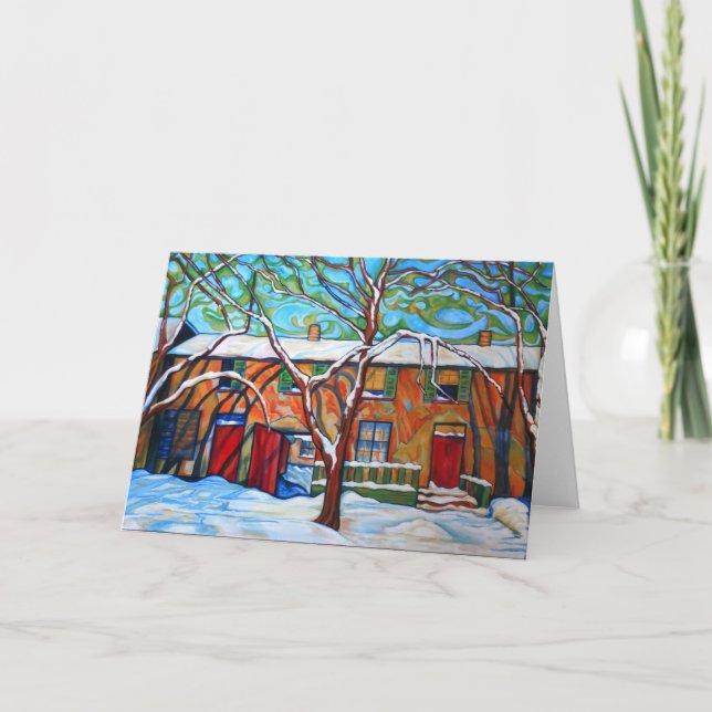 Cartão Homage To Lawren Harris Greeting Card (Frente)