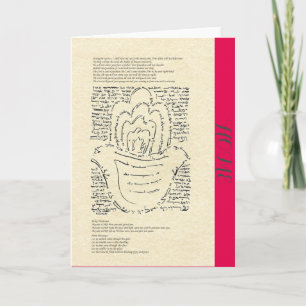 Cartão Home Blessing, Housewarming Art, Hamsah