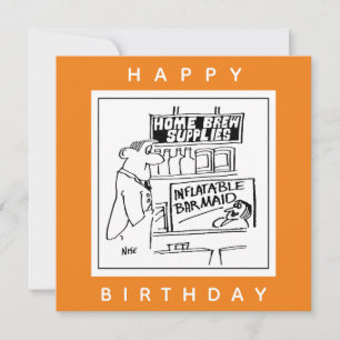 Cartão Home Break Barmaid Inflável