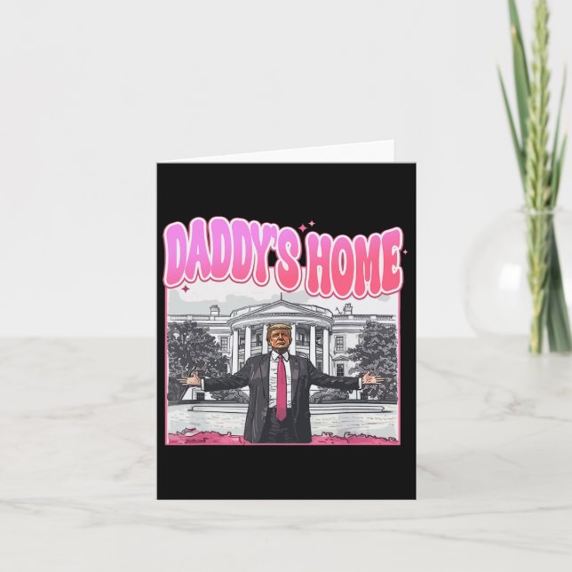 Cartão Home Donald Trump 2024 (Frente)