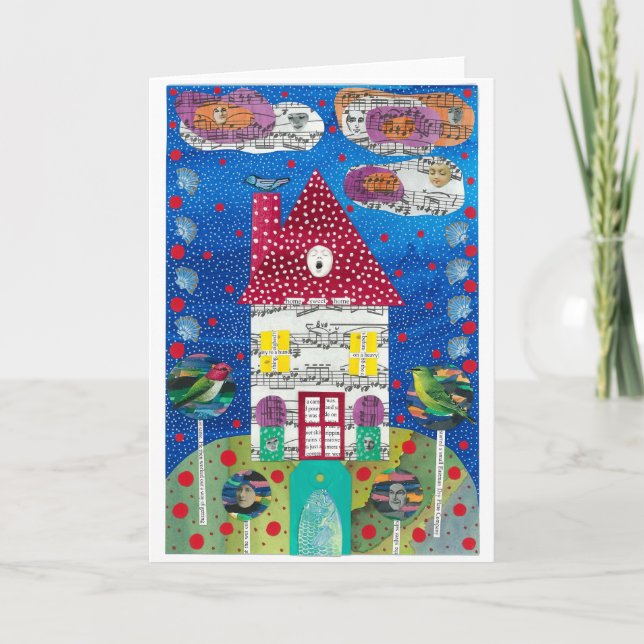Cartão Home Sweet Home Greeting card (Frente)