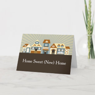 Cartão Home Sweet Home Housewarming Greeting Card