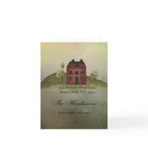 Home Sweet Home Moving Address Note Card