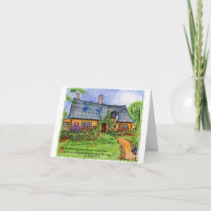 Cartão Home Sweet Home note cards watercolor