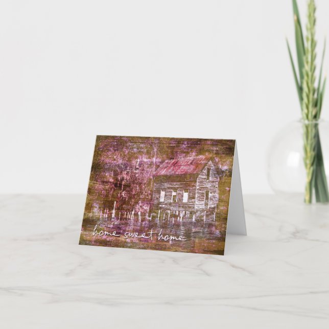 Cartão Home Sweet Home Notecard (Frente)