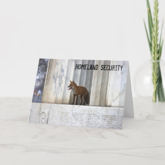 Cartão Homeland Security