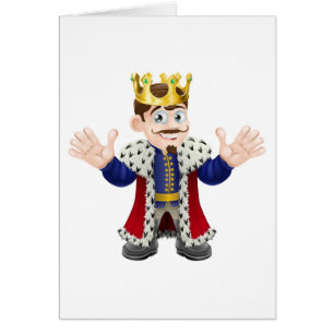 Cartão Homem bonito do rei
