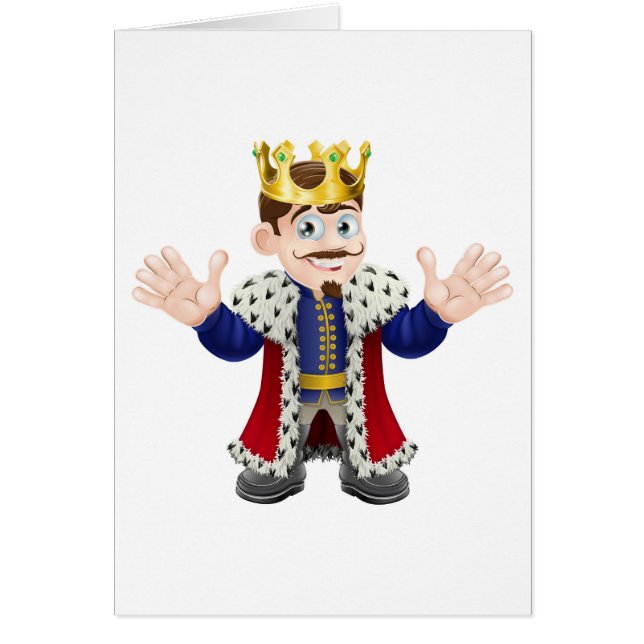 Cartão Homem bonito do rei (Frente)