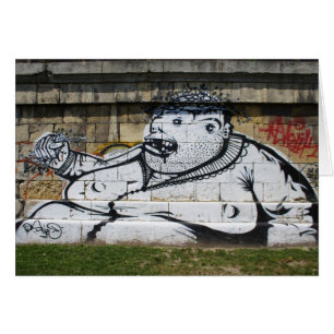 Cartão Homem Branco Gordo