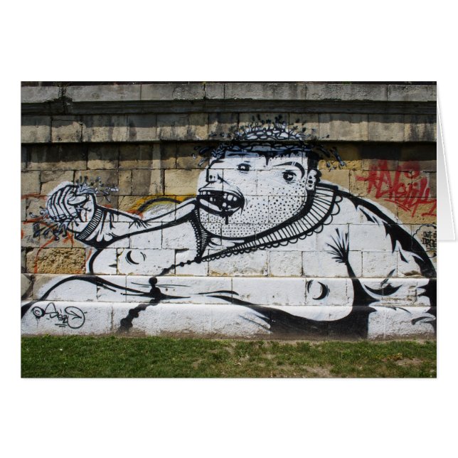 Cartão Homem Branco Gordo (Frente Horizontal)