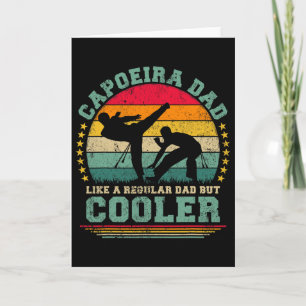Cartão Homem Capoeira Arte Marcial Amante Vintage Capoeir