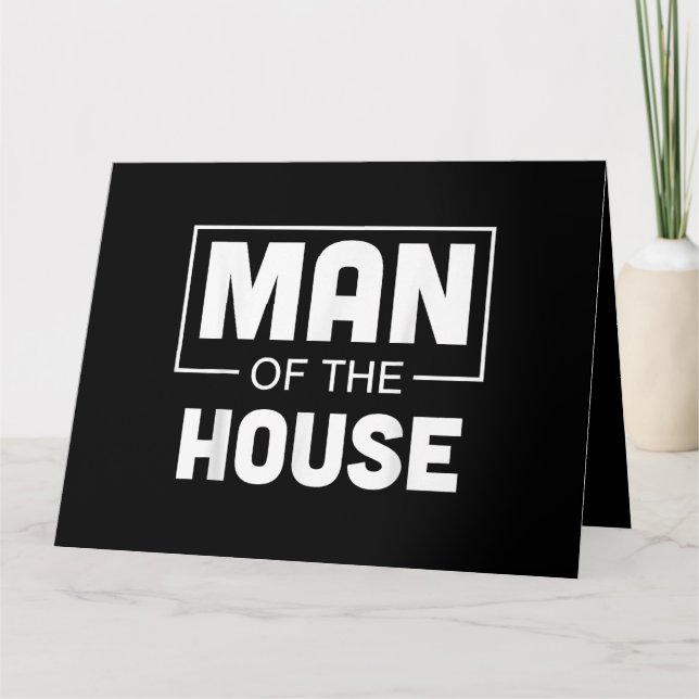 Cartão Homem Da Casa (Frente)