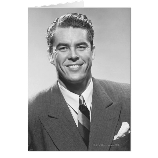 Cartão Homem de sucesso (Frente)