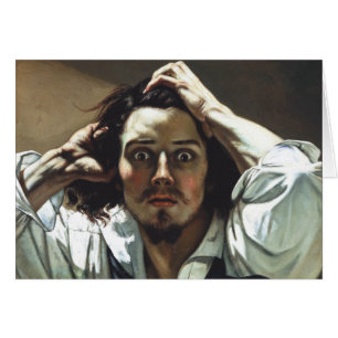 Cartão Homem desesperado
