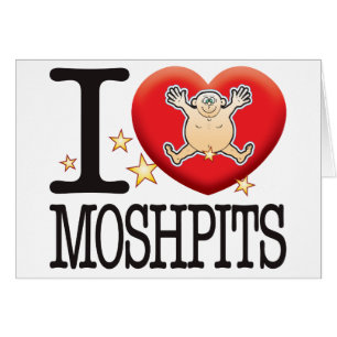 Cartão Homem do amor de Moshpits