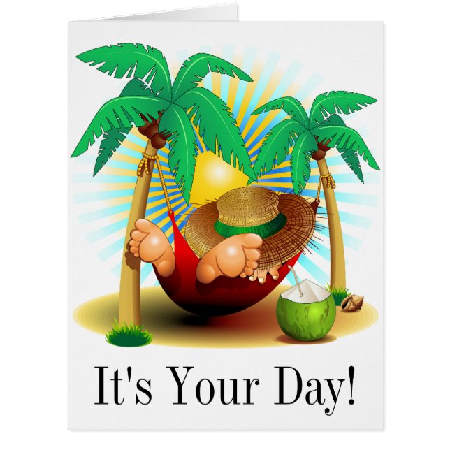 Cartão Homem na placa Hammock BIG - SRF (Frente)