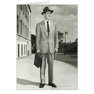 Cartão Homem no terno