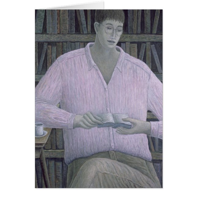 Cartão Homem que lê 1998 (Frente)