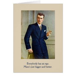 Cartão Homem Retro - Maior e Melhor Ogo,