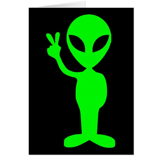 Cartão Homem Verde Pequeno (Frente)