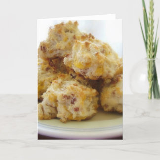 Cartão Homemade Bacon Cheddar Biscuit Notecards