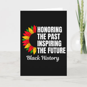 Cartão Homenageando o Passado Inspirando o Futuro Históri