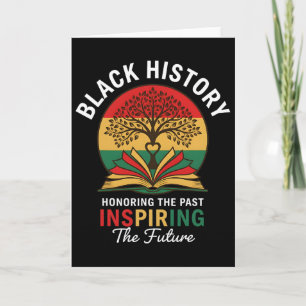 Cartão Homenageando o Passado Inspirando o Futuro Históri