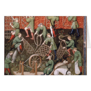 Cartão Homens com redes