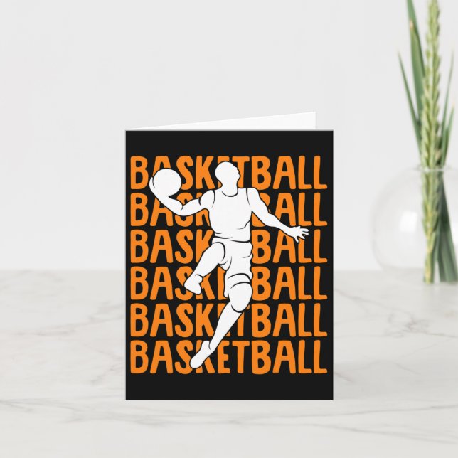 Cartão Homens de Basquete 1 (Frente)