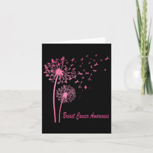Cartão Homens de Consciência do Cancer da Mama, Dandelion