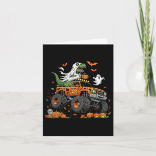 Cartão Homens do Dia das Bruxas do Monstro Monstro do Din