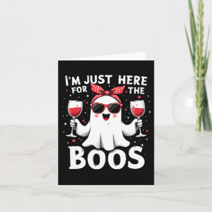 Cartão Homens Estão Aqui Para Os Espíritos Cute Halloween