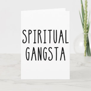 Cartão Homens Mulheres Yogi Engraçado Yoga Espiritual Gan