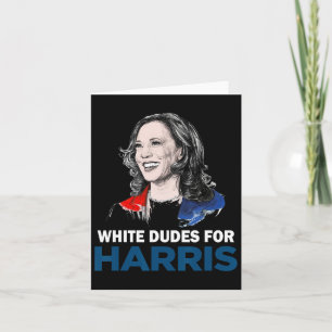 Cartão Homens Para Harris Mulheres Apoiam Presidente Kama
