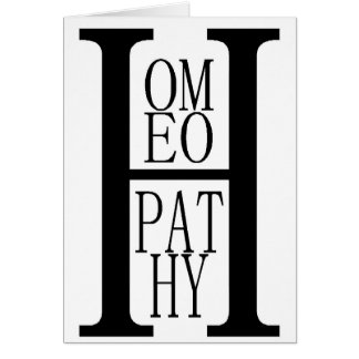 Cartão Homeopatia