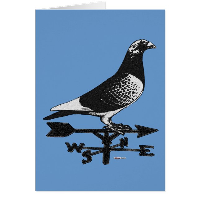 Cartão Homer da Corrida: Weathervane Homer (Frente)