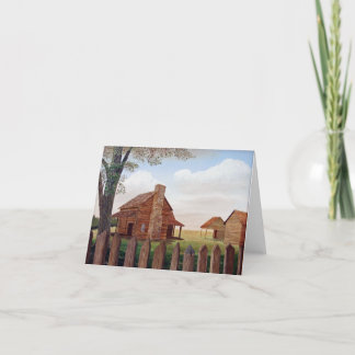 Cartão Homestead de Jim Ivey—Vazio Notecard