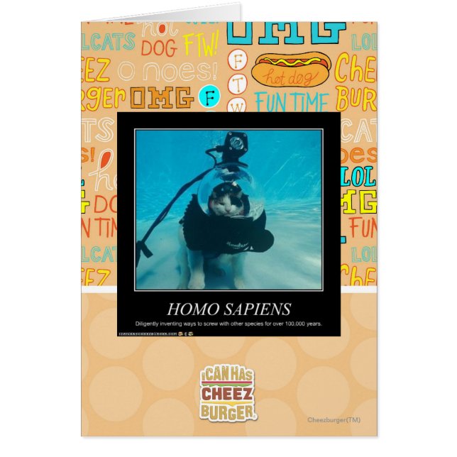 Cartão Homo sapiens (Frente)