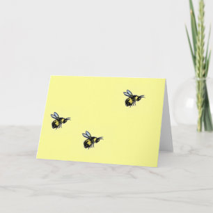 Cartão Honey Bee Art Greeting or Note Cards