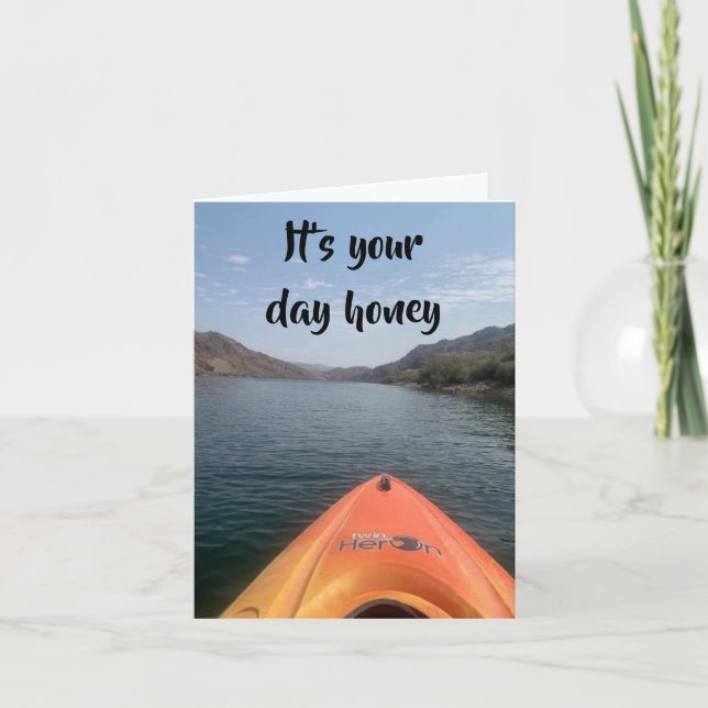 CARTÃO *HONEY* "BOM CAMINHO DE FUMAÇA" PARA O SEU ANIVERS (Frente)