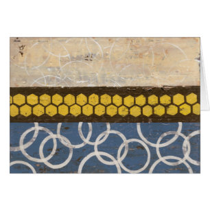 Cartão Honey Comb Abstrato I