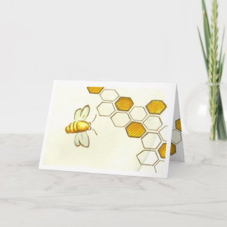 Cartão Honey Comb Greeting Card