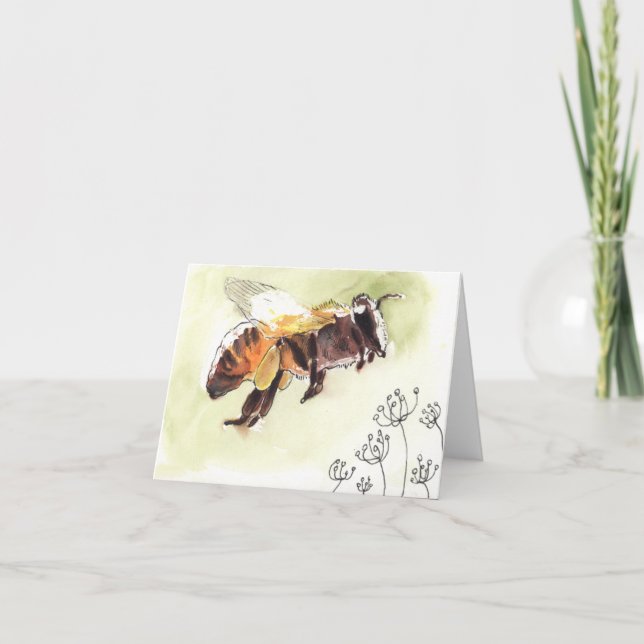 Cartão Honeybee Greeting Card (Frente)