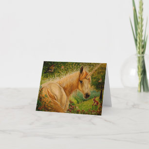 Cartão Honey's Meadow - Unicorn Notecard