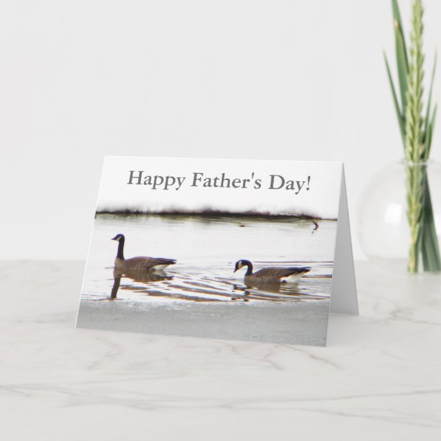 Cartão Honkers - Canadá Geese (Frente)