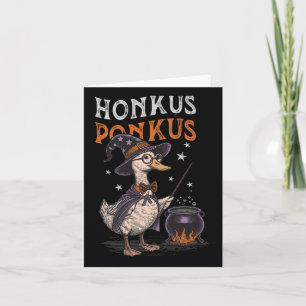 Cartão Honkus Ponkus Dia de as Bruxas engraçado Witch Goo