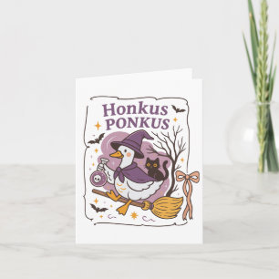 Cartão Honkus Ponkus Goose Halloween Bobo Goose