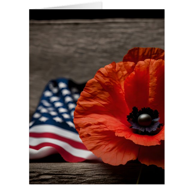 Cartão Honra aqueles que deram tudo (Frente)