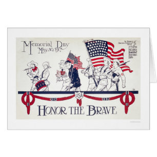 Cartão Honre o bravo
