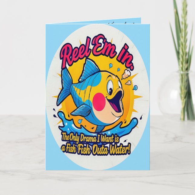 Cartão Hooked on You Birthday  (Frente)